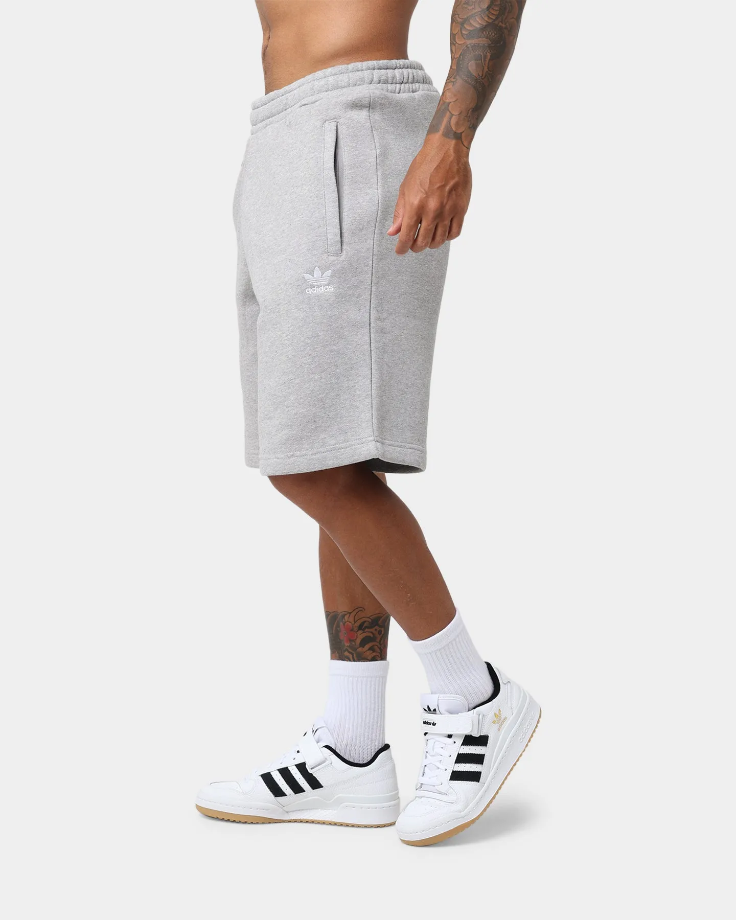 Adidas Essential Trefoil Shorts Medium Grey Heather