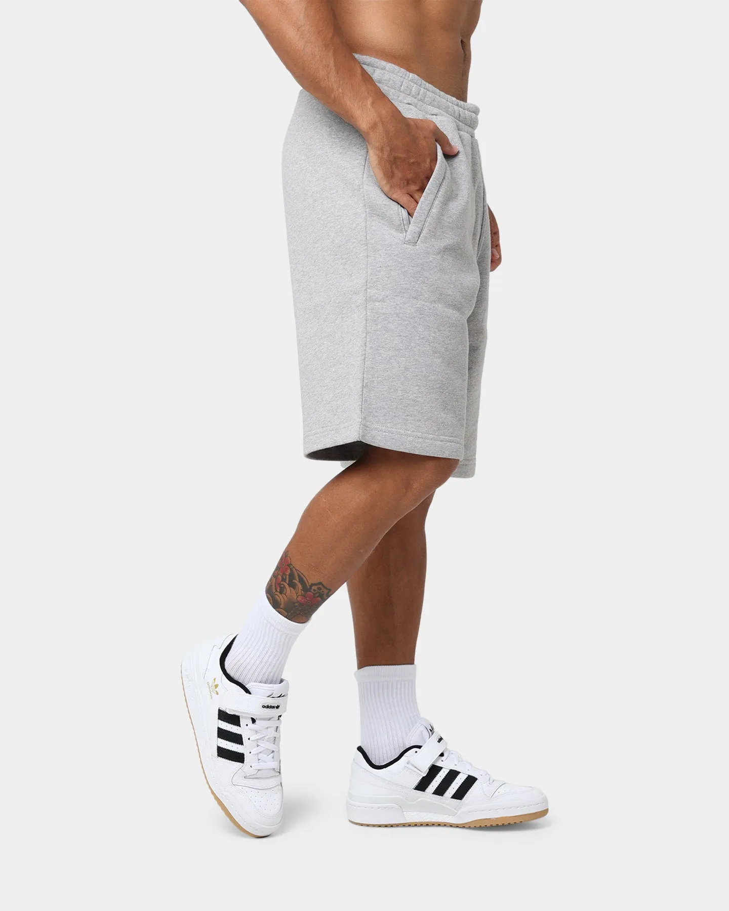 Adidas Essential Trefoil Shorts Medium Grey Heather