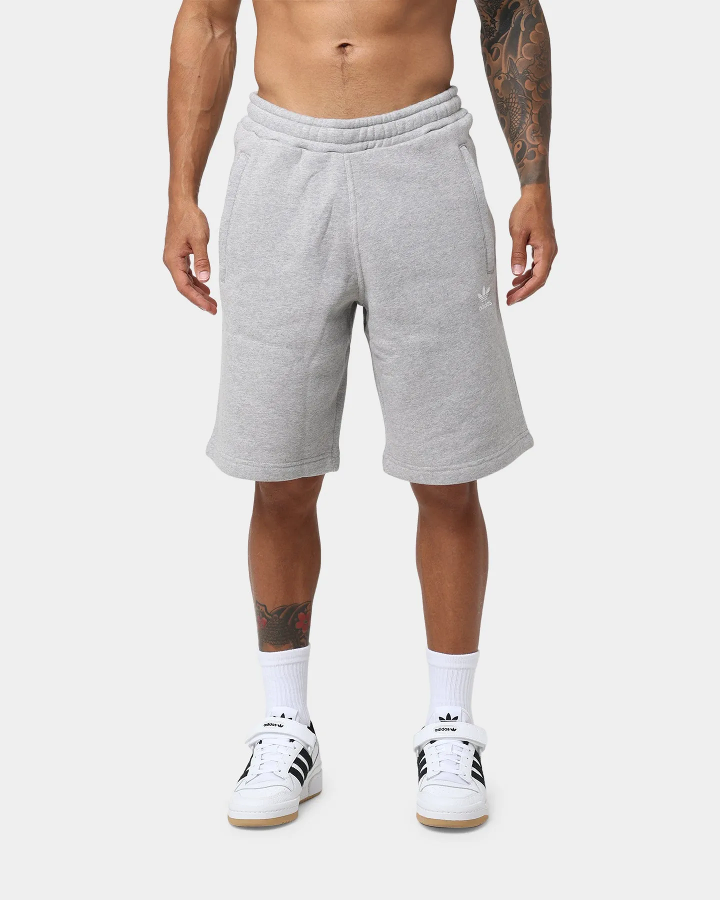 Adidas Essential Trefoil Shorts Medium Grey Heather