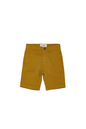 ALLEN Mustard - Chino Fit Bermuda Shorts