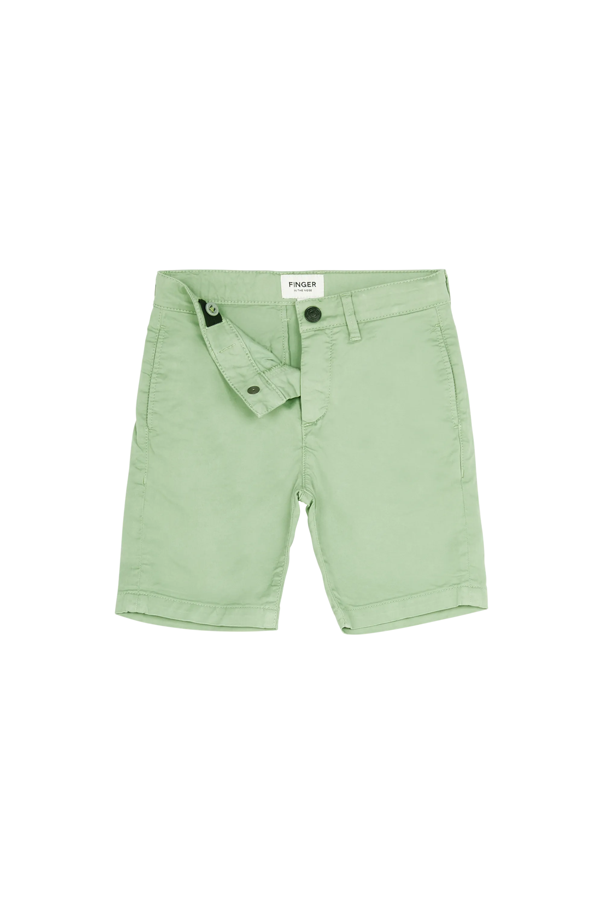 ALLEN Pistache - Chino Fit Bermuda Shorts