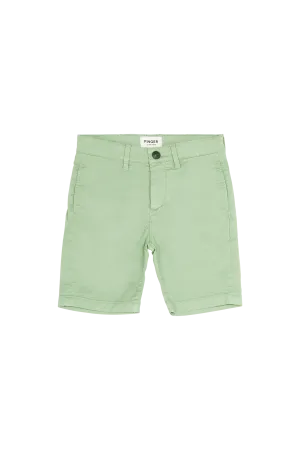 ALLEN Pistache - Chino Fit Bermuda Shorts