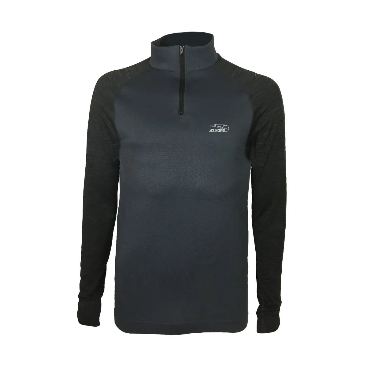 ASHORE Mens Active Seamless Long Sleeve Tops