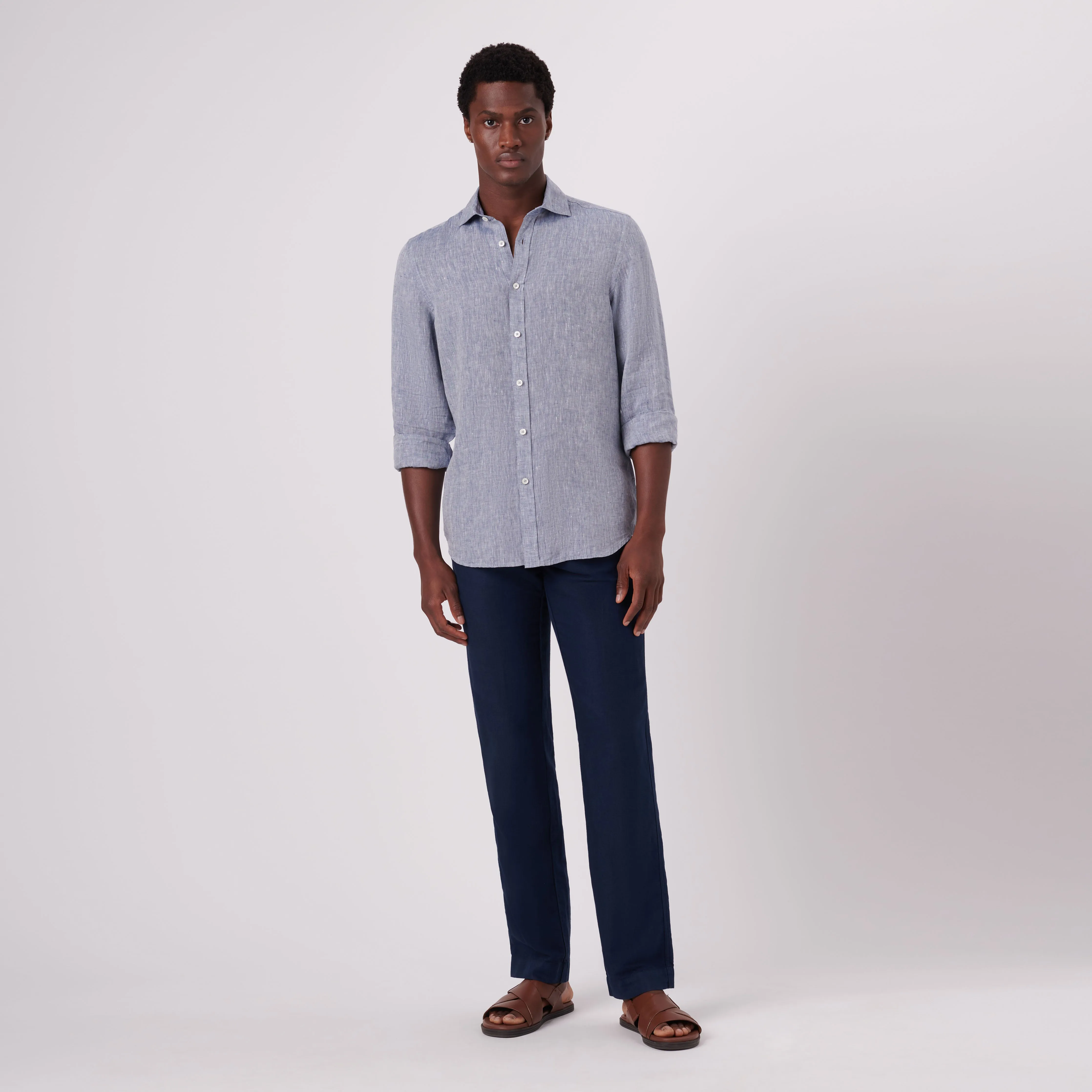 Axel Solid Linen Shirt