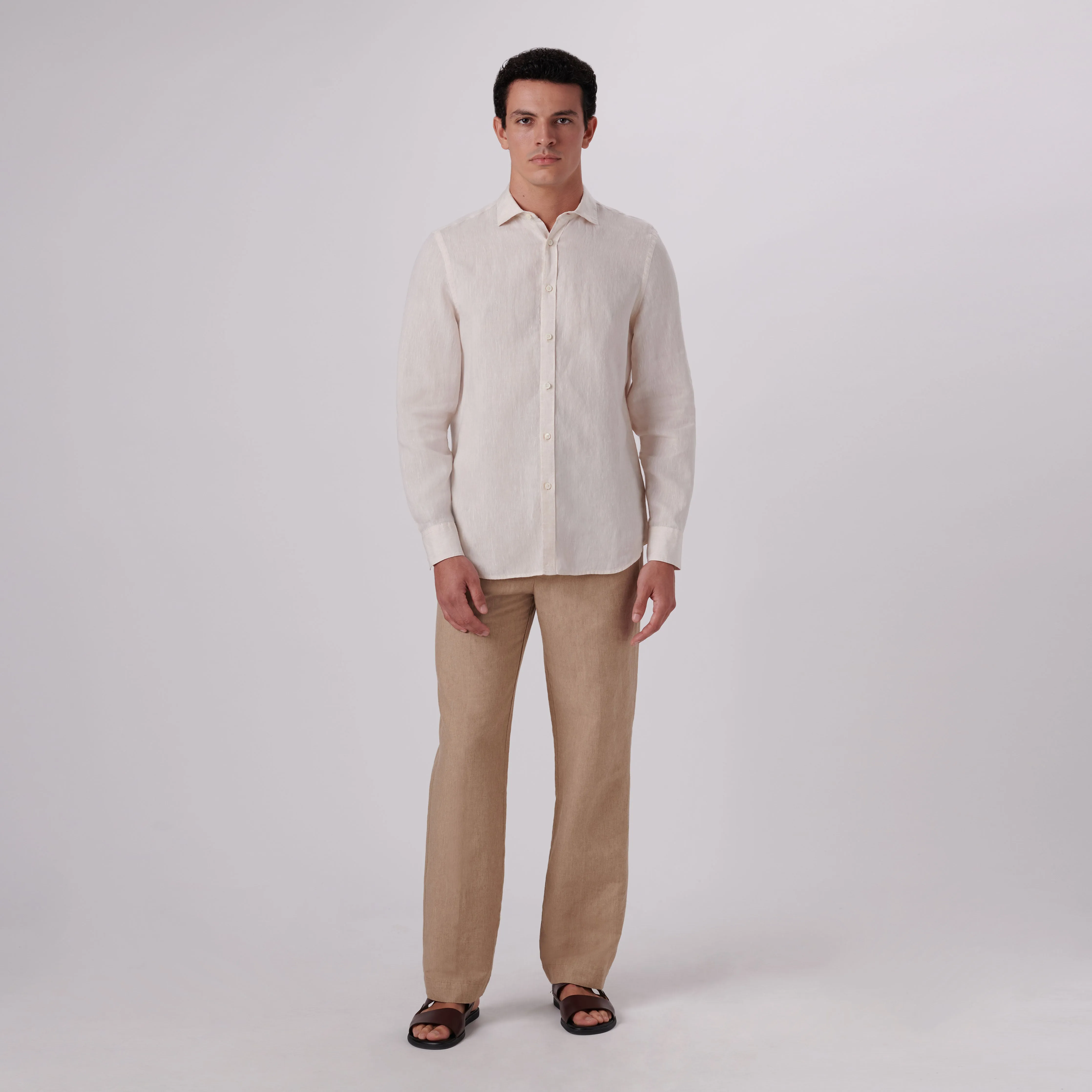 Axel Solid Linen Shirt