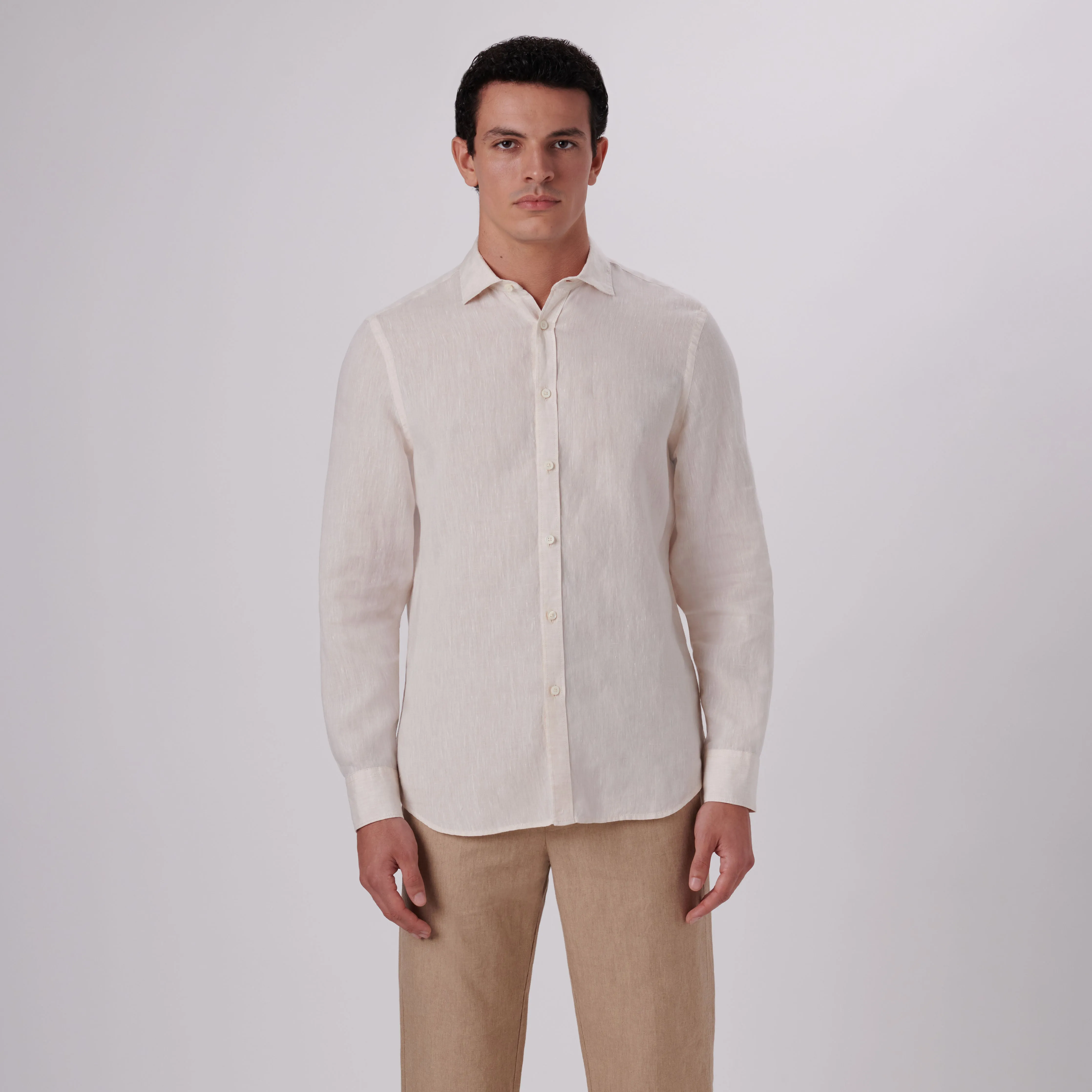 Axel Solid Linen Shirt