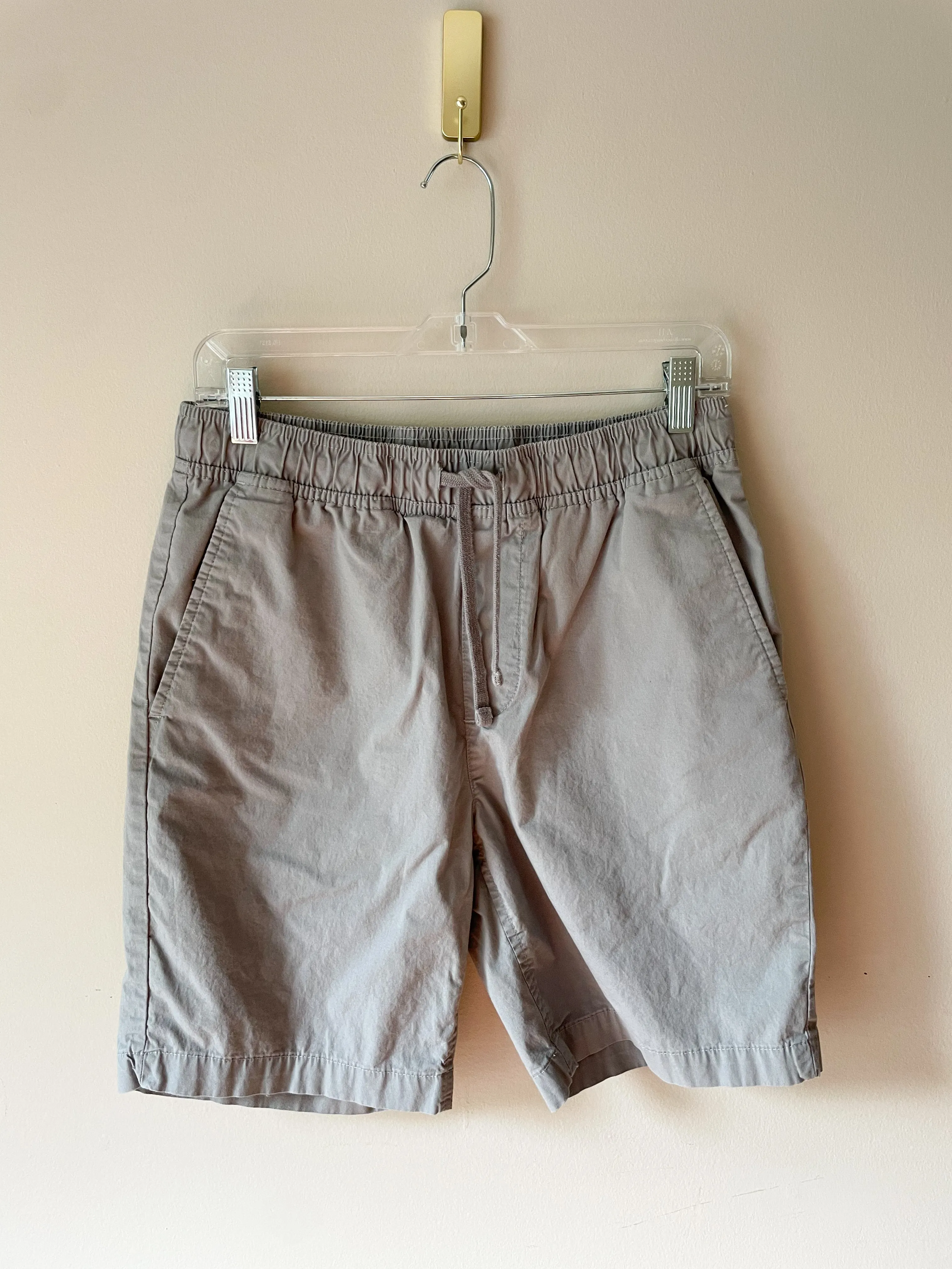 Banana Republic Grey Chino Organic Cotton Bermuda Shorts - S/M