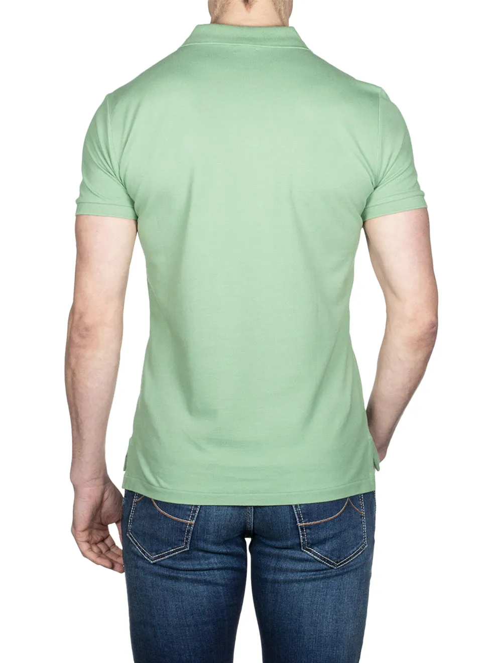 Basic Mesh Polo Outback Green