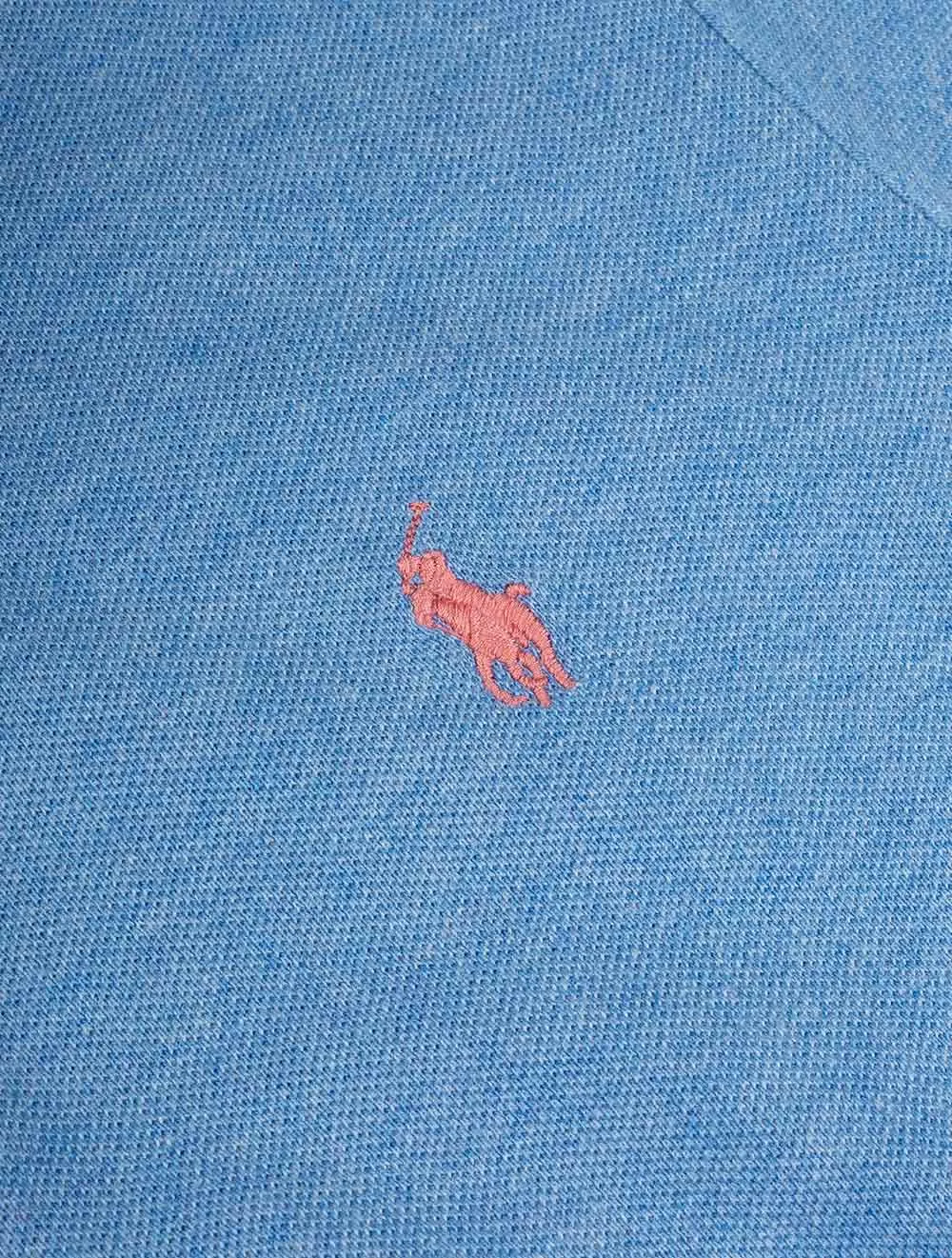 Basic Mesh Polo Shirt Soft Royal Heather