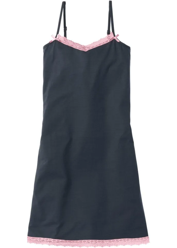 Bpc Selection spaghetti nightgown, gray