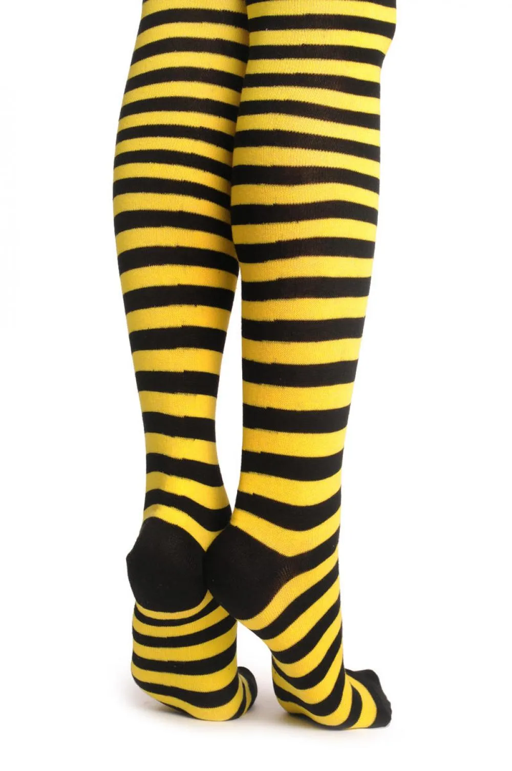 Bright Yellow & Black Stripes