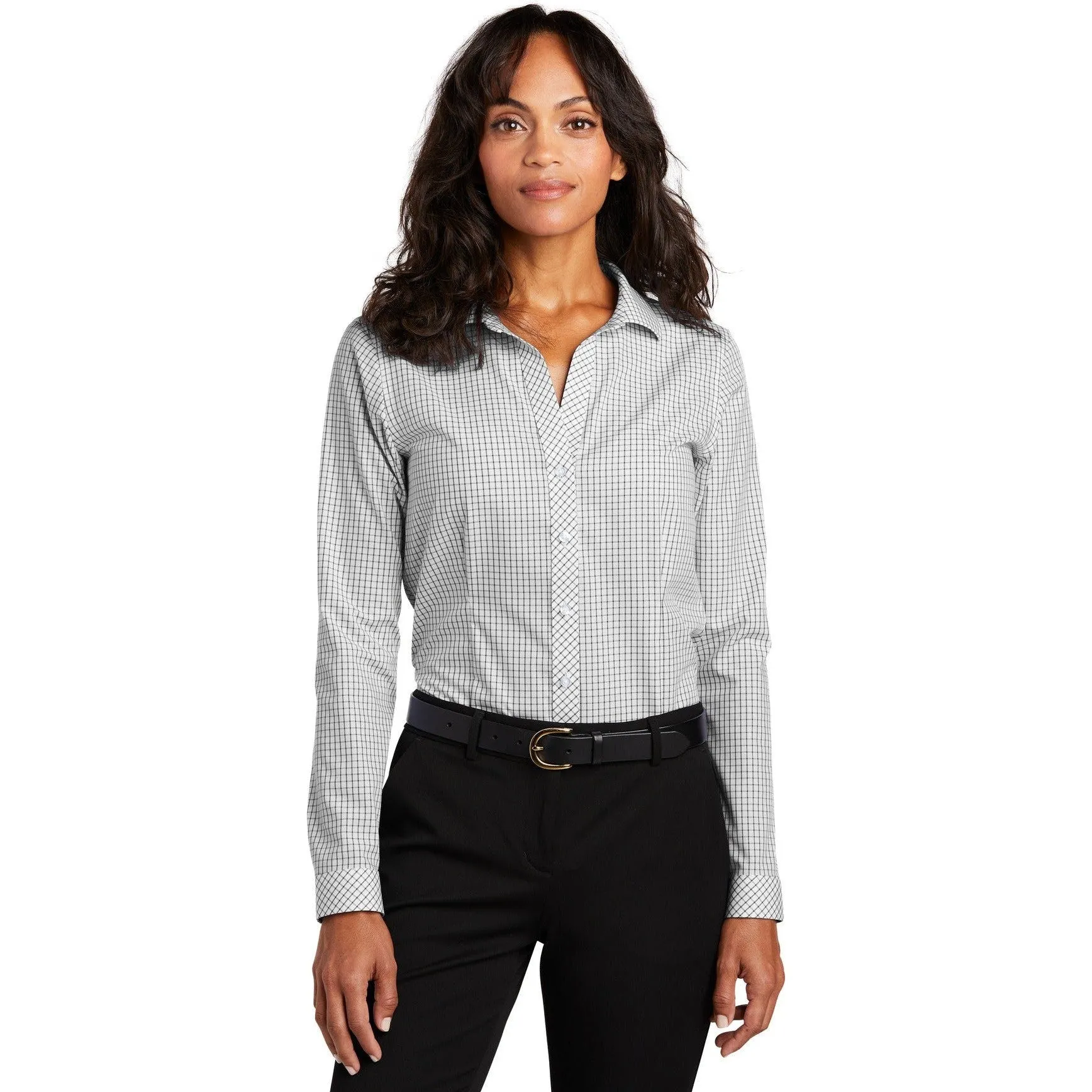 CLOSEOUT - Red House Ladies Open Ground Check Non-Iron Shirt