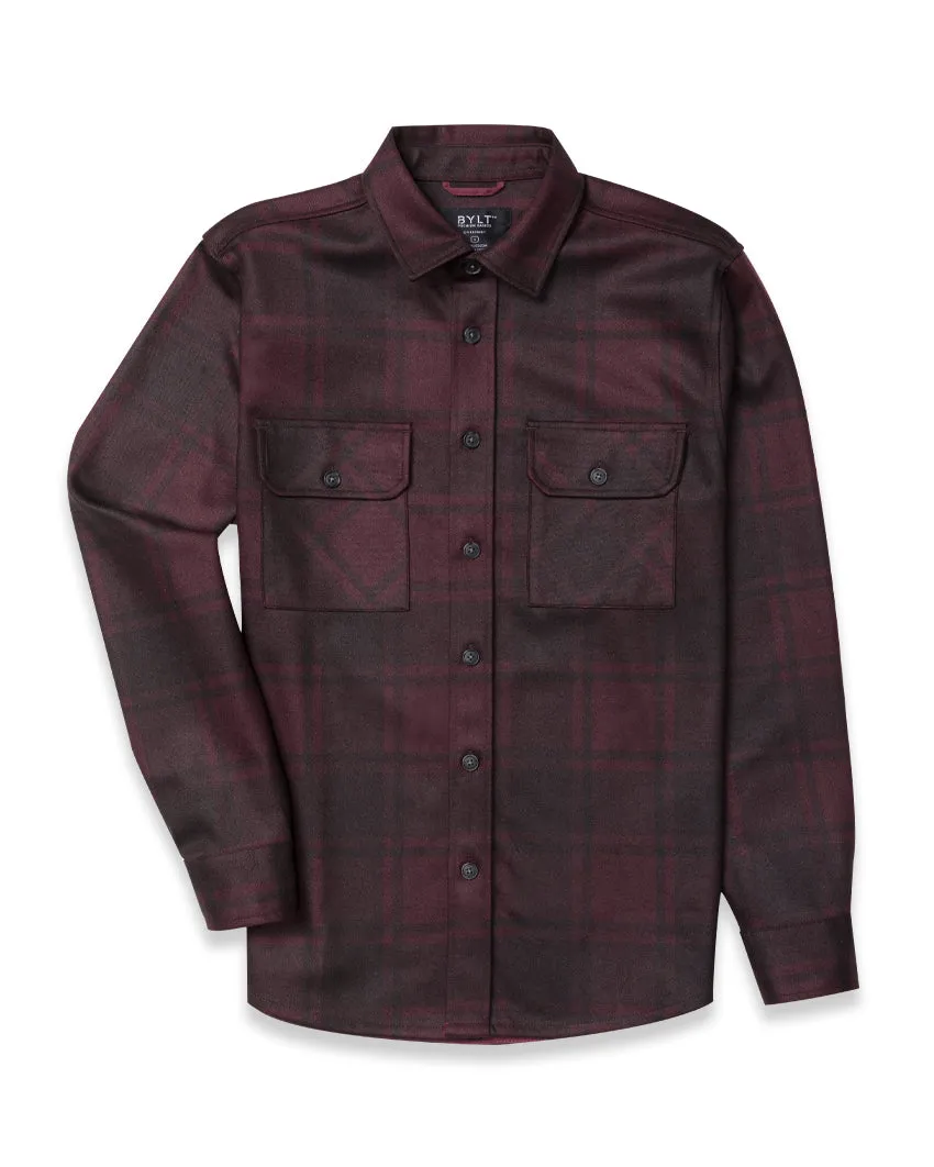 Coastal Overshirt - Grid Plaid