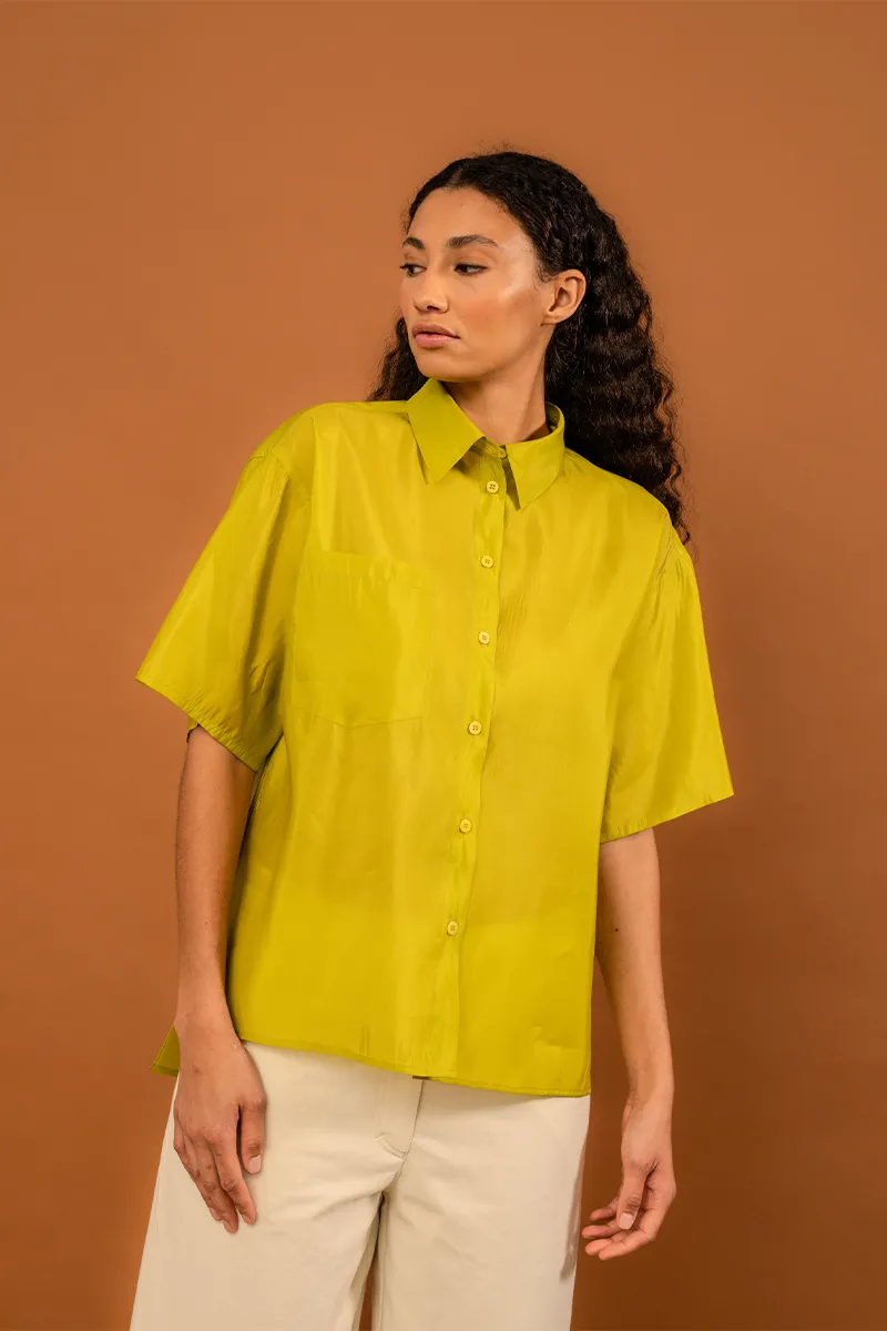 Coastal Shirt - Chartreuse