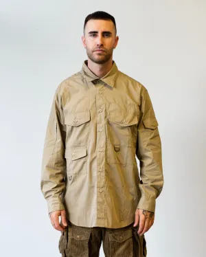 Engineered Garments Trail Shirt Khaki Lt.Weight PC Poplin