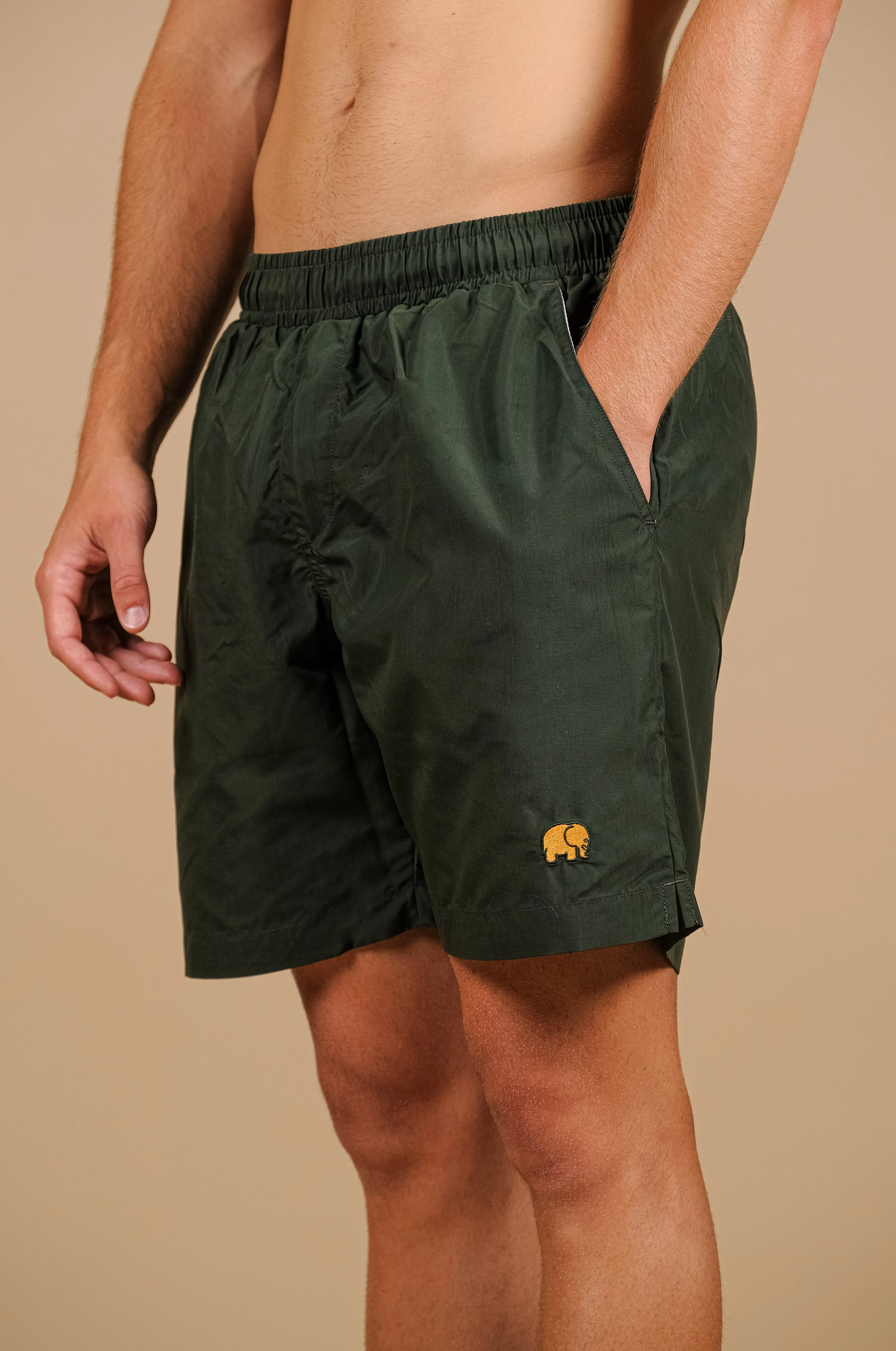 Essential Swim Shorts Forest Green