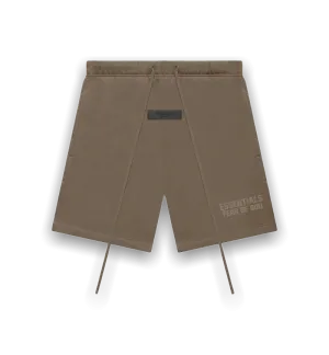 Essentials Fear of God Drawstring Fleece Shorts - Mocha Brown