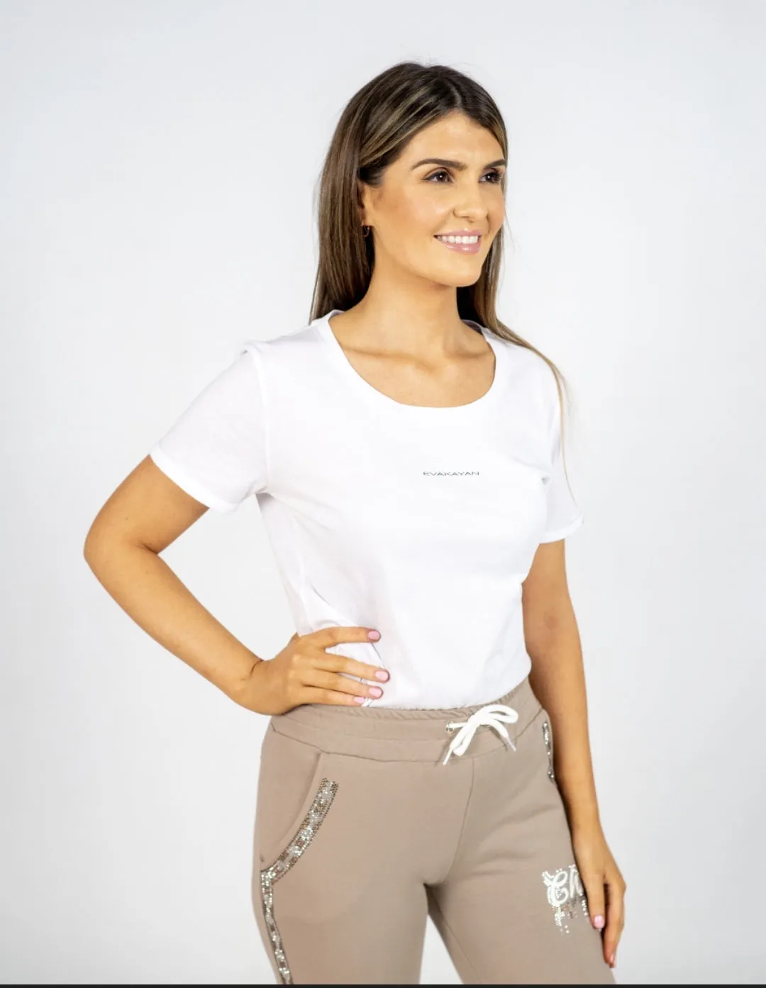 Eva Kayan White T-shirt