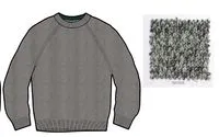 Fog Recycled Knitted Jumper - Grey Marl