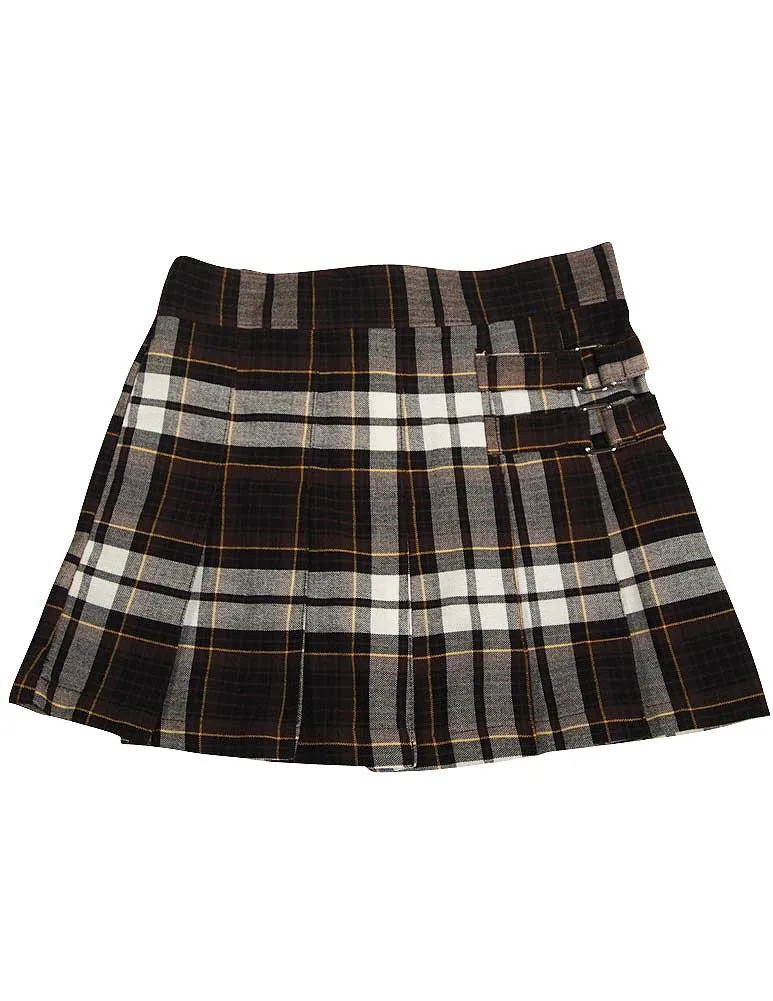 French Toast Girls' Plaid Pleated Scooter