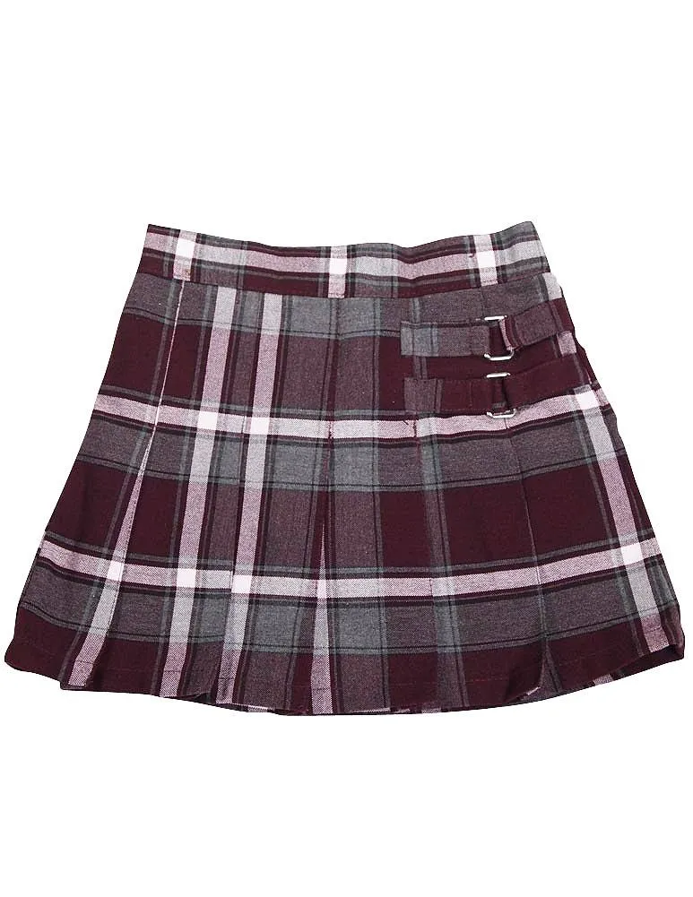 French Toast Girls' Plaid Pleated Scooter