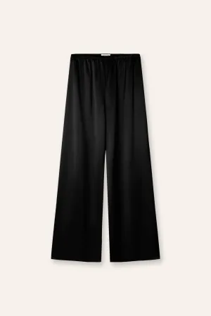 GALA drape wide pants (Black)