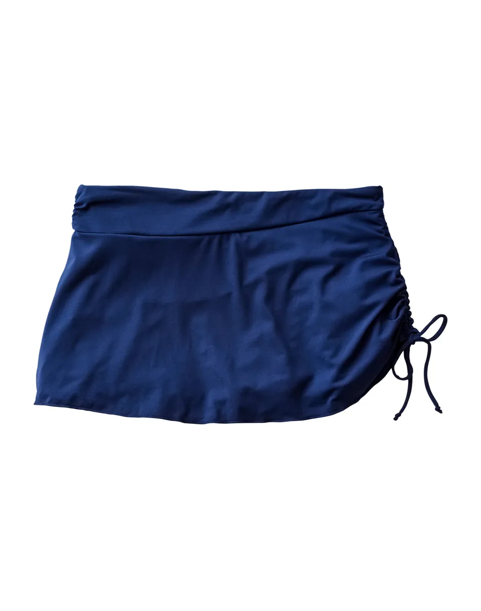 Hoku Swim Skirt: Navy