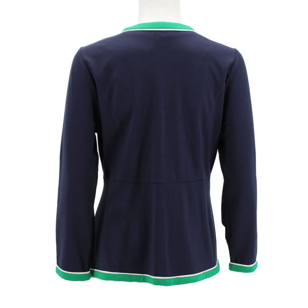 J JILL CARDIGAN TOPS NAVY S