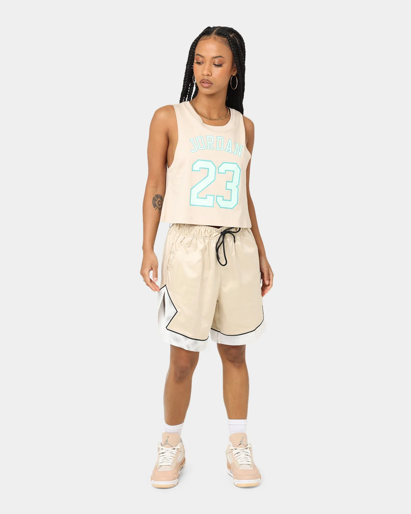 Jordan Women's Essential Diamond Shorts Sanddrift