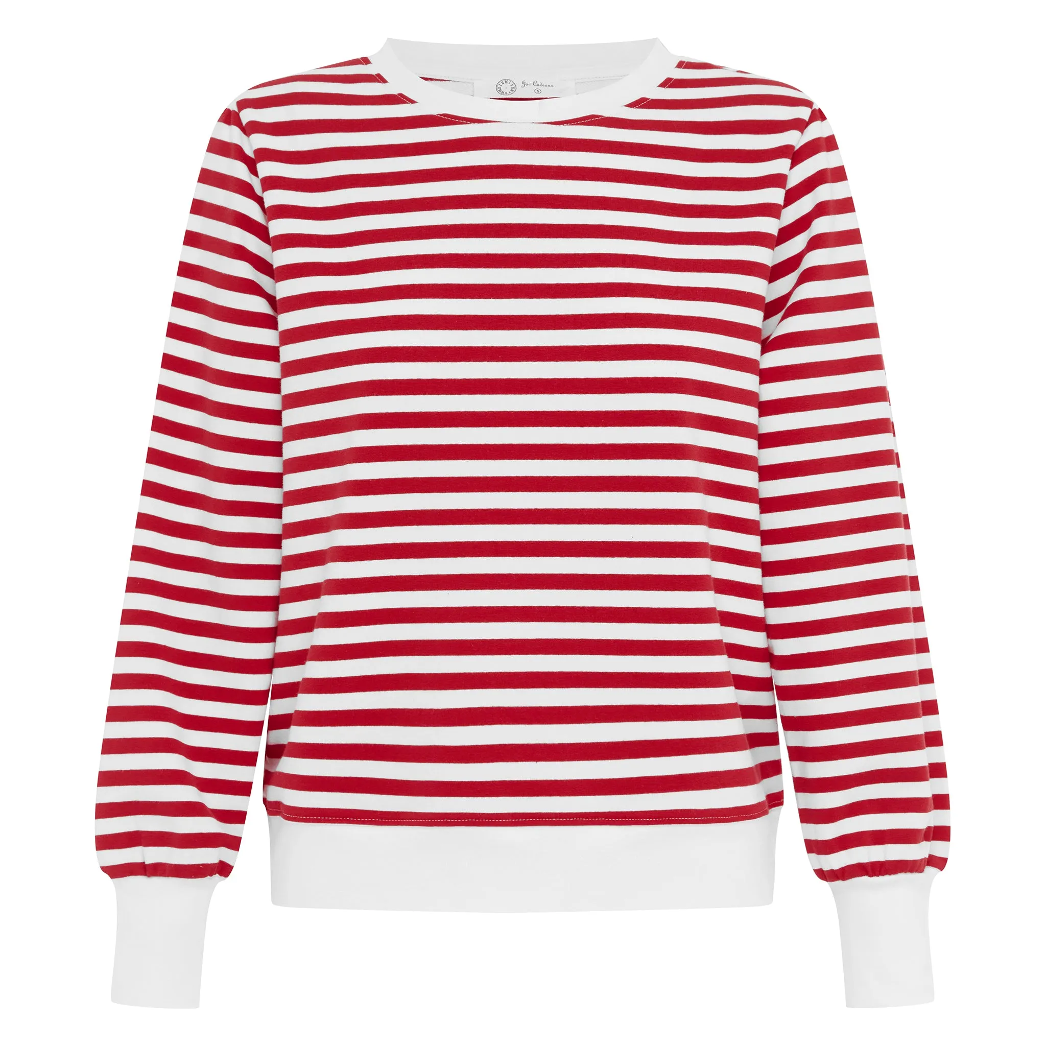 La Camille Breton Stripe Top - Red