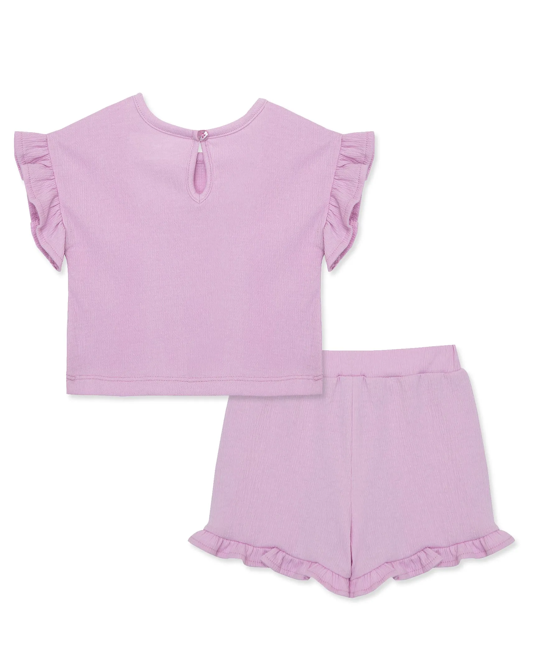 Lilac 2-Piece Toddler Skort Set (12M-24M)