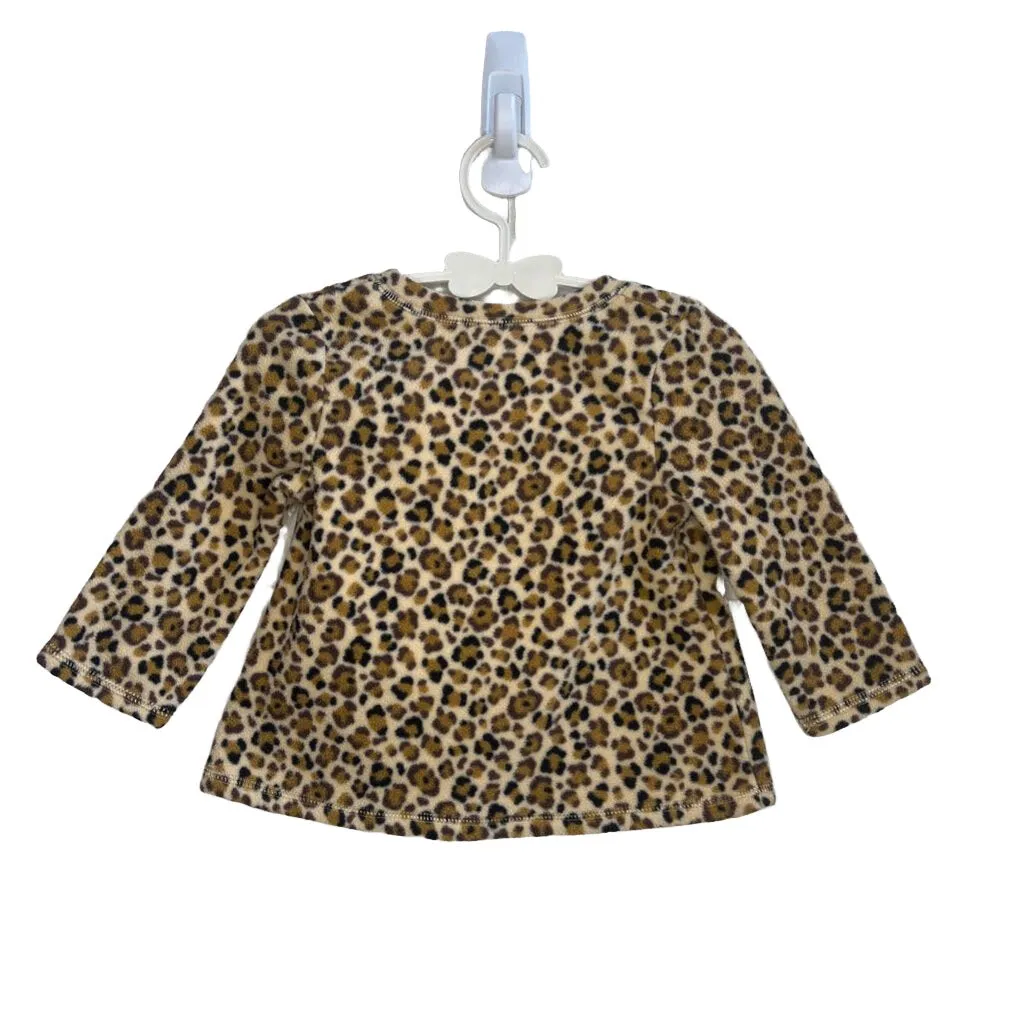 LS Fleece Animal Print Shirt