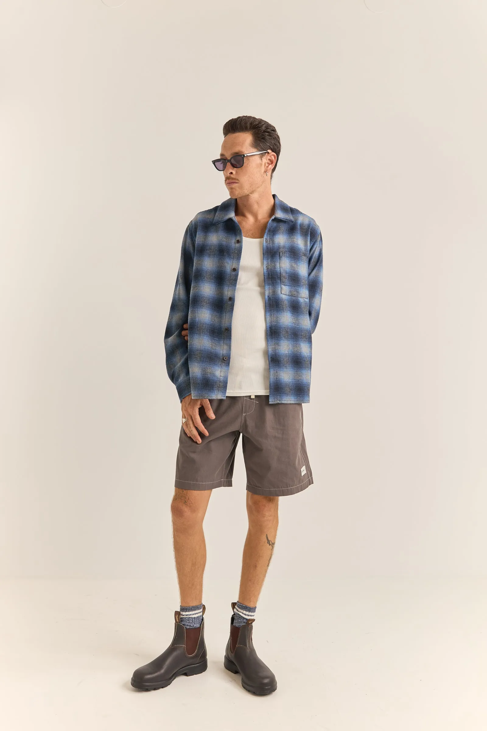 Mar Ls Flannel Blue