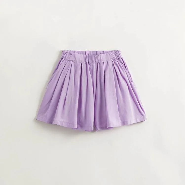 MARC & JANIE Girls Drapey Pleated Shorts 240907