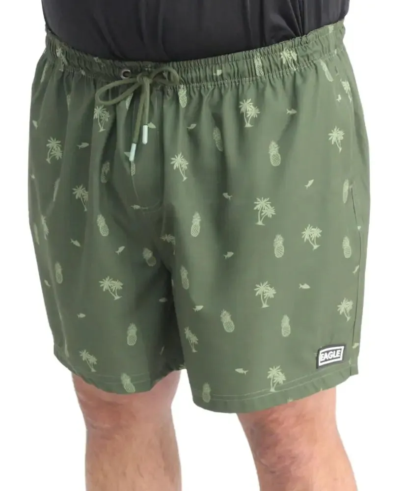 Mens Printed Swim Shorts