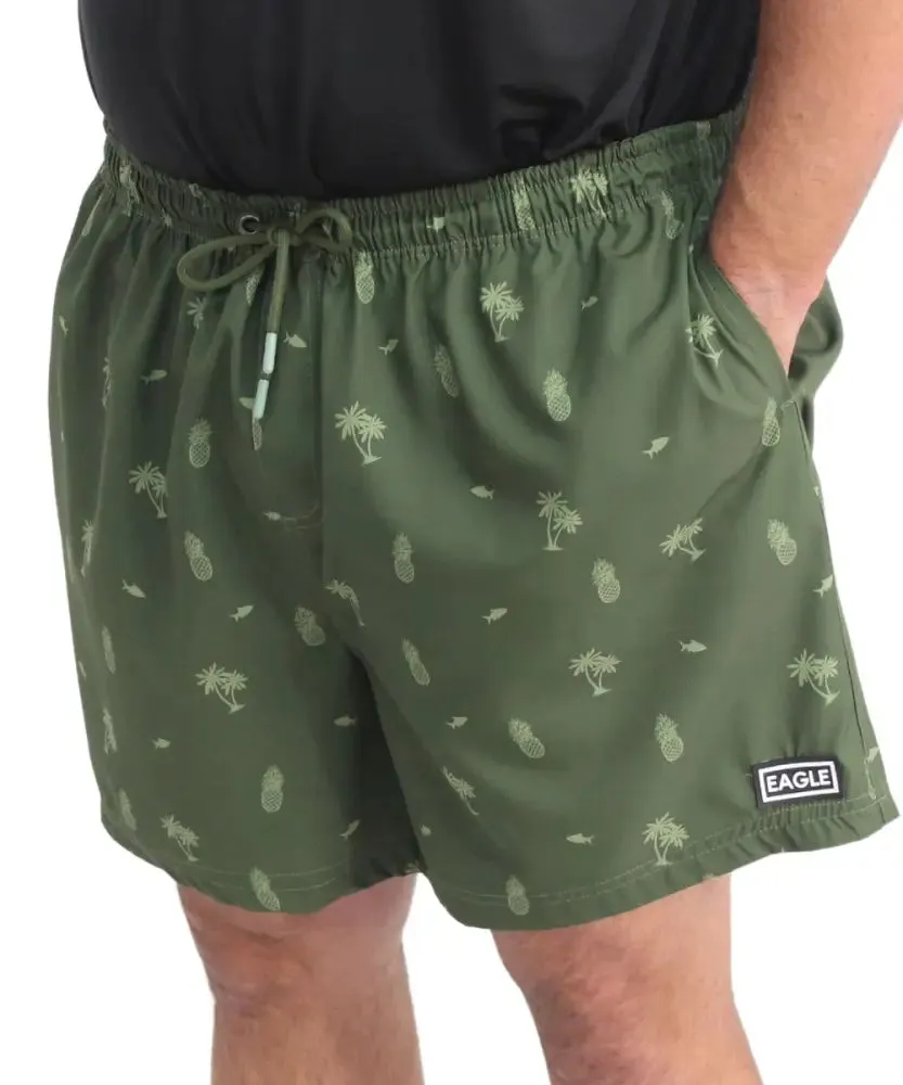 Mens Printed Swim Shorts