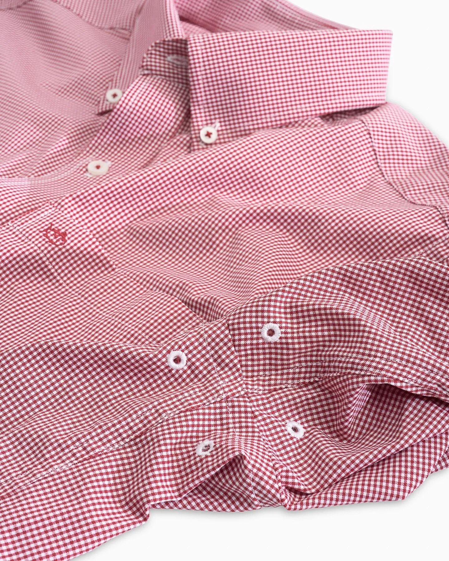 Micro Gingham Intercoastal Performance Sport Shirt