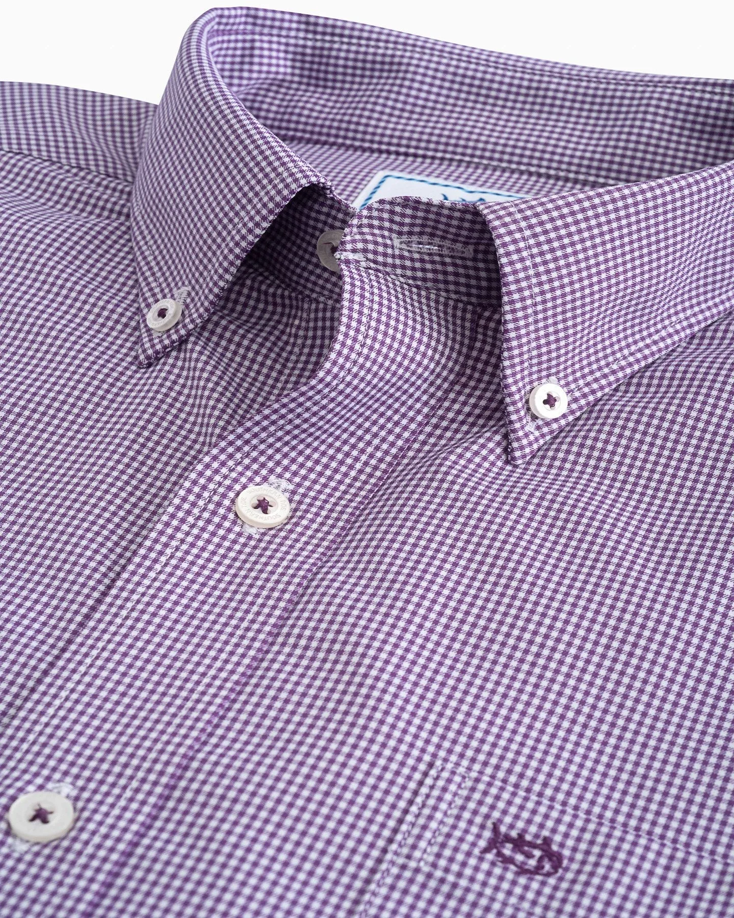 Micro Gingham Intercoastal Performance Sport Shirt