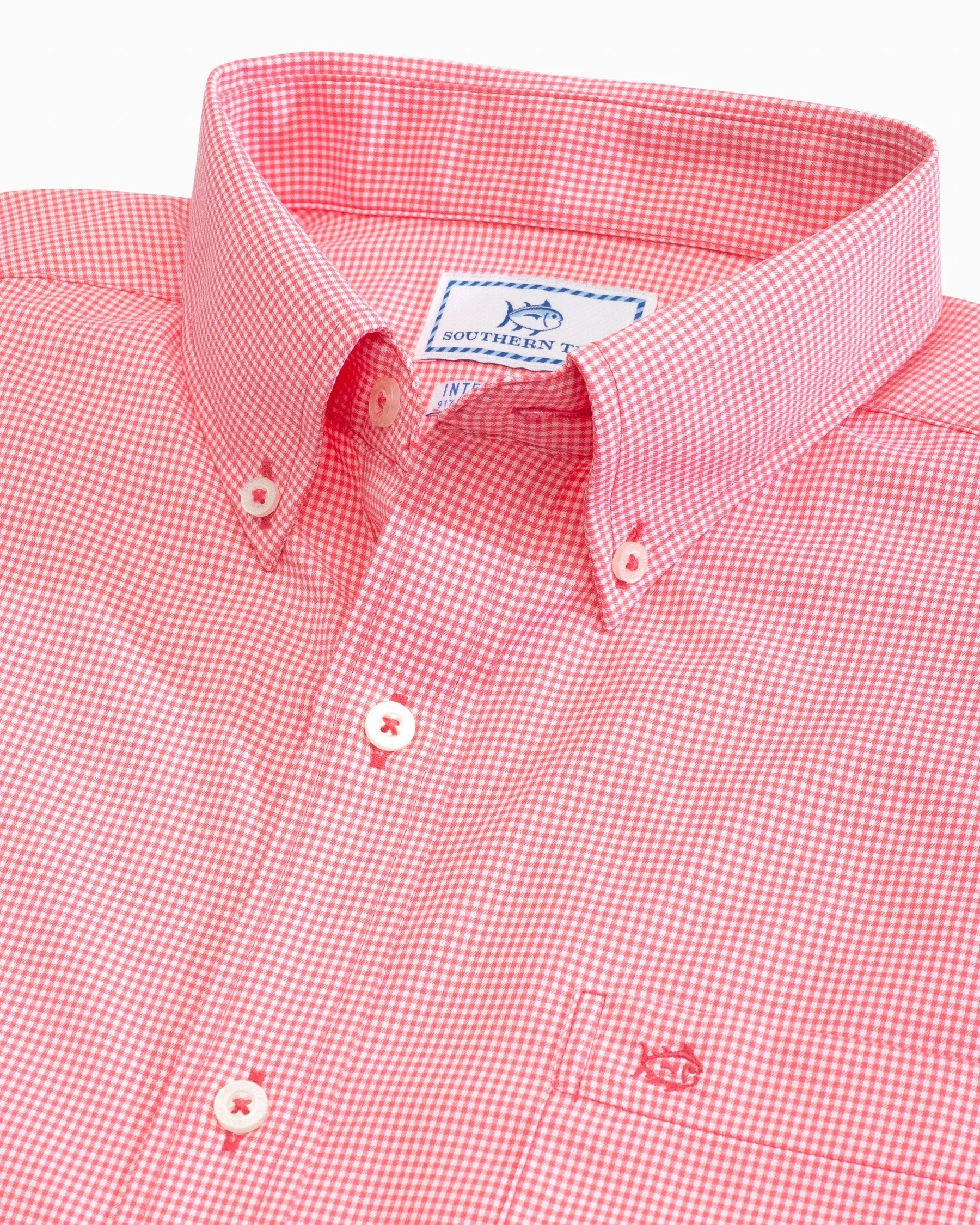 Micro Gingham Intercoastal Performance Sport Shirt