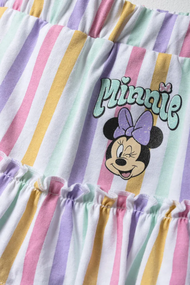 Minnie Mouse Stripe Skorts Multi