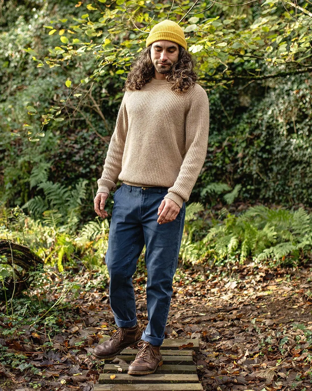 Offshore Recycled Knitted Jumper - Sand