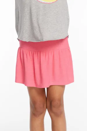 Peplum Orchid Girls Skort