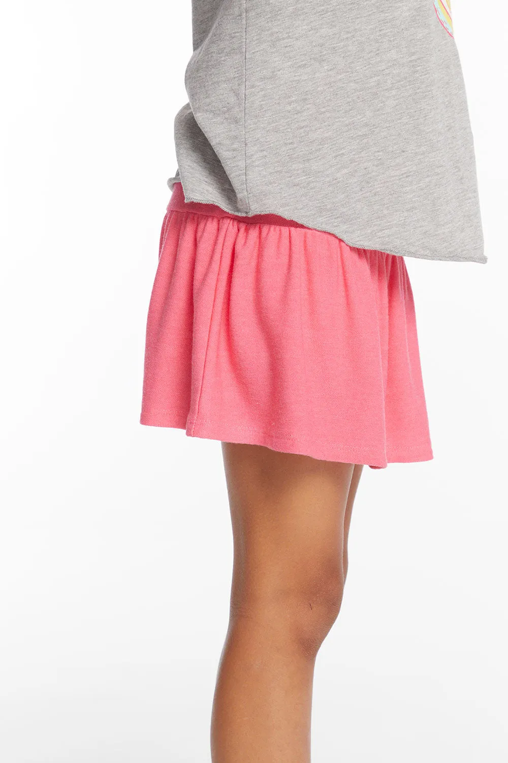 Peplum Orchid Girls Skort