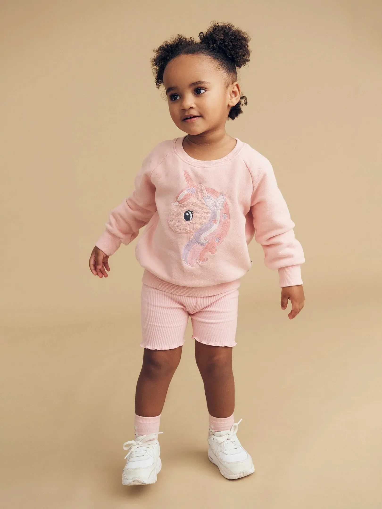 Pink Baby Rib Short