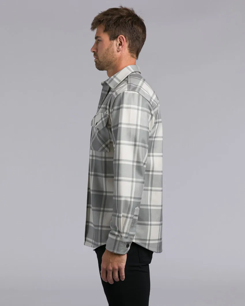 Plaid Coastal Overshirt (Size L)