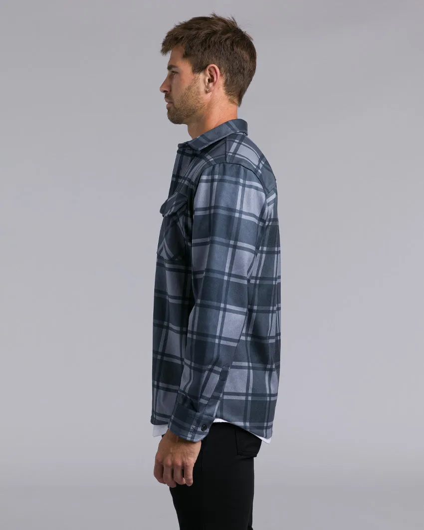 Plaid Coastal Overshirt (Size L)