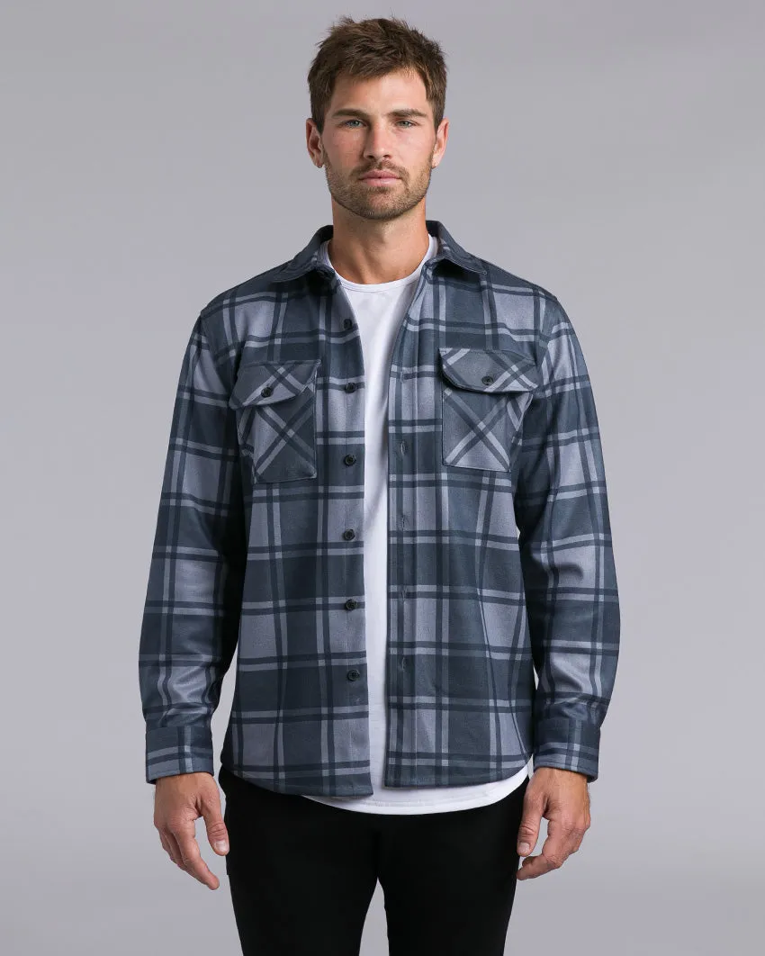 Plaid Coastal Overshirt (Size M)