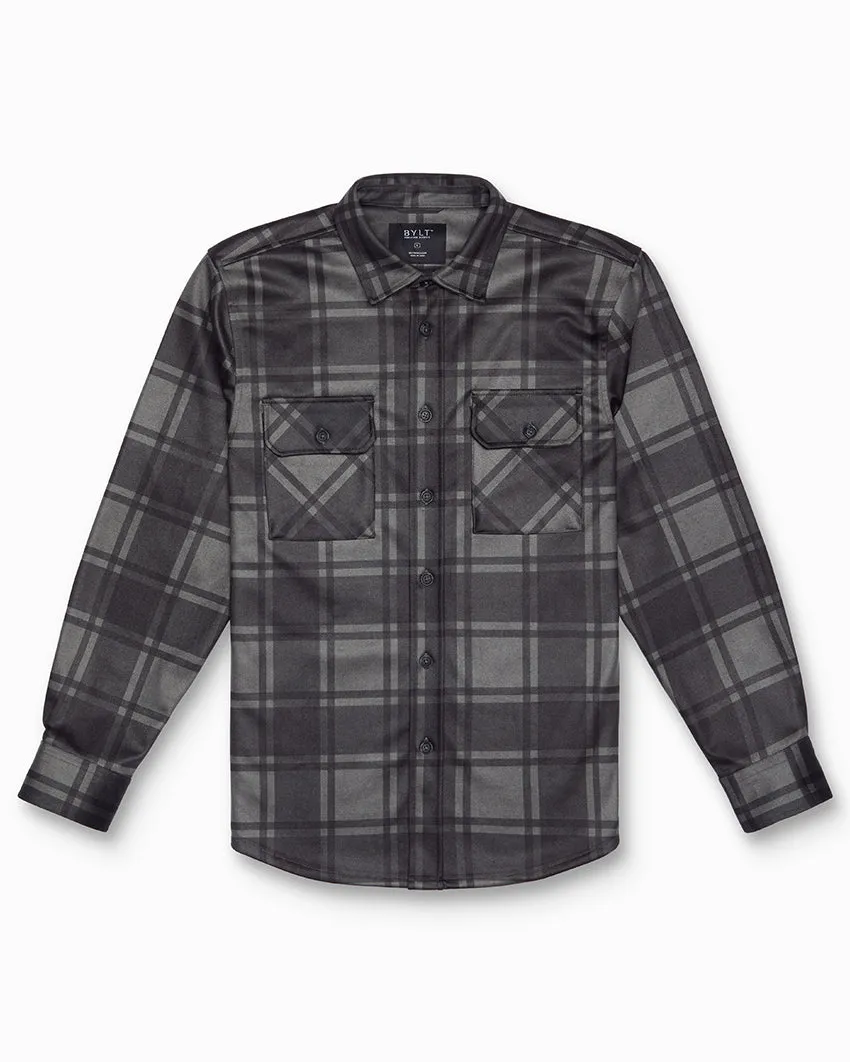 Plaid Coastal Overshirt (Size M)