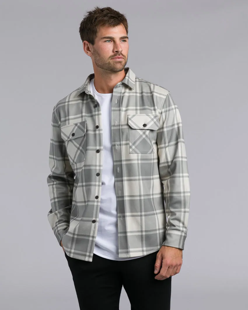 Plaid Coastal Overshirt (Size M)