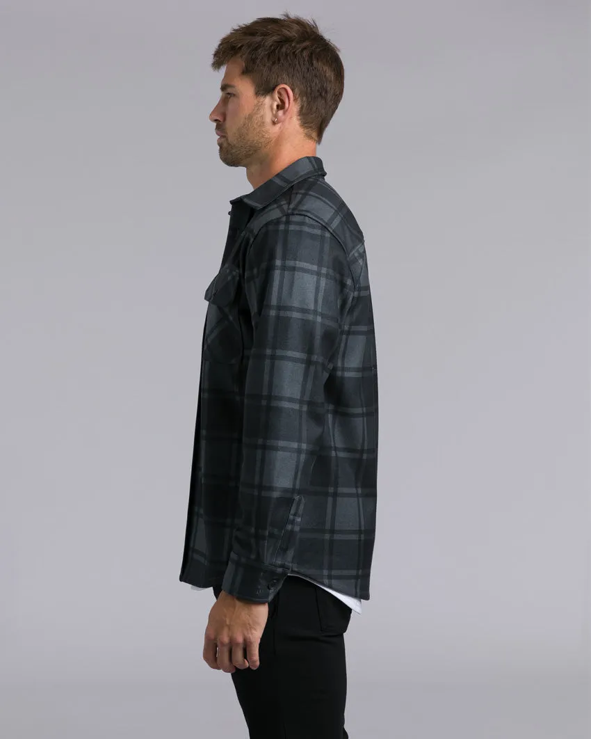 Plaid Coastal Overshirt (Size M)